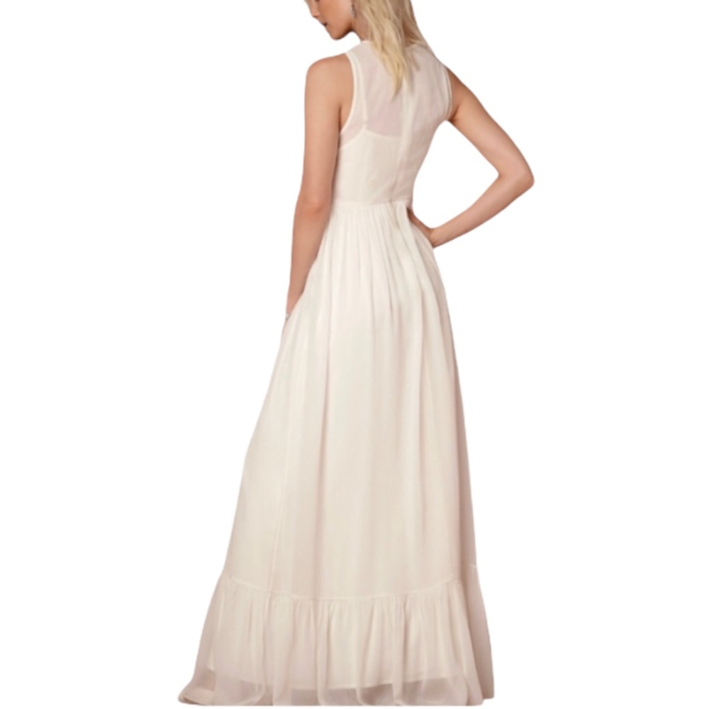 Twelfth St by Cynthia Vincent x BHLDN Jessalyn 2 / XS Ivory Beaded Maxi Bridal - Picture 3 of 10